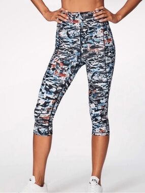 Lululemon Break Free Culture Clash Crop Leggings